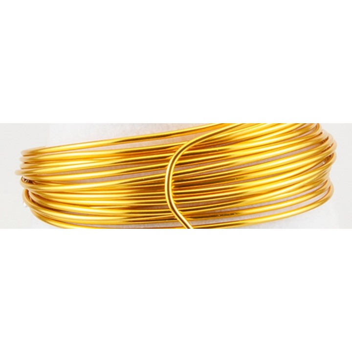 Aluminiumdraad 2mm 5m Gold