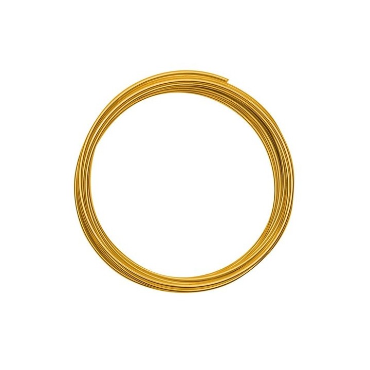 Aluminiumdraad 2mm 5m Gold