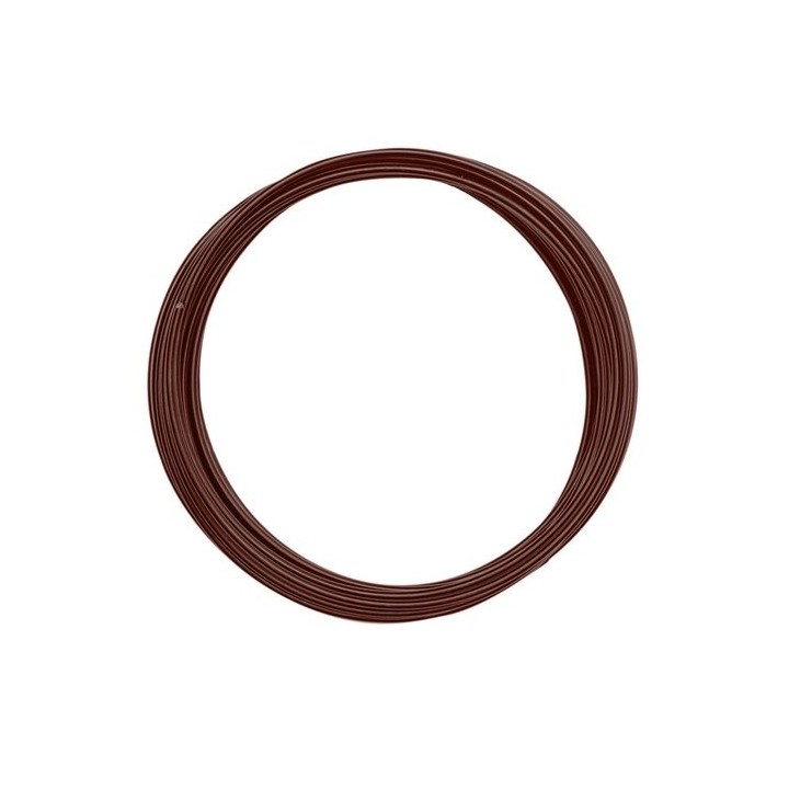 Aluminiumdraad 2mm 5m Chocolate mat