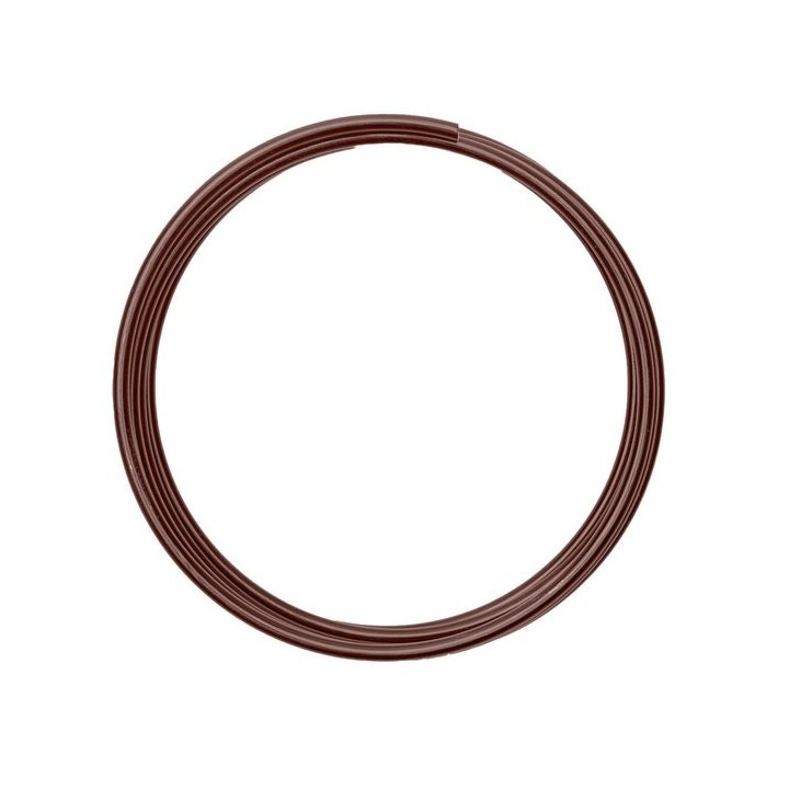 Aluminiumdraad 4mm 2m Chocolate mat