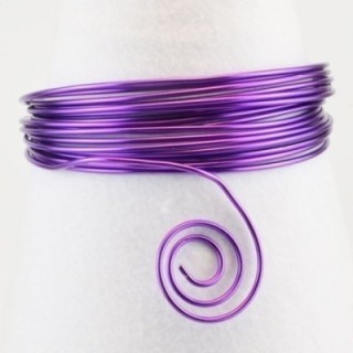 Aluminiumdraad 4mm 2m Lilac