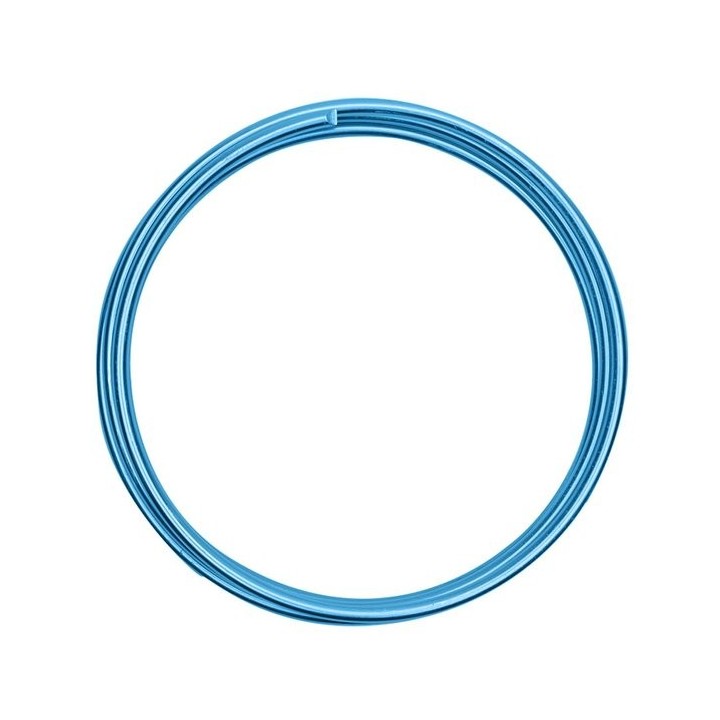 Aluminiumdraad 4mm 2m Turquoise