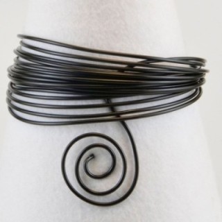 Aluminiumdraad 4mm 2m Black