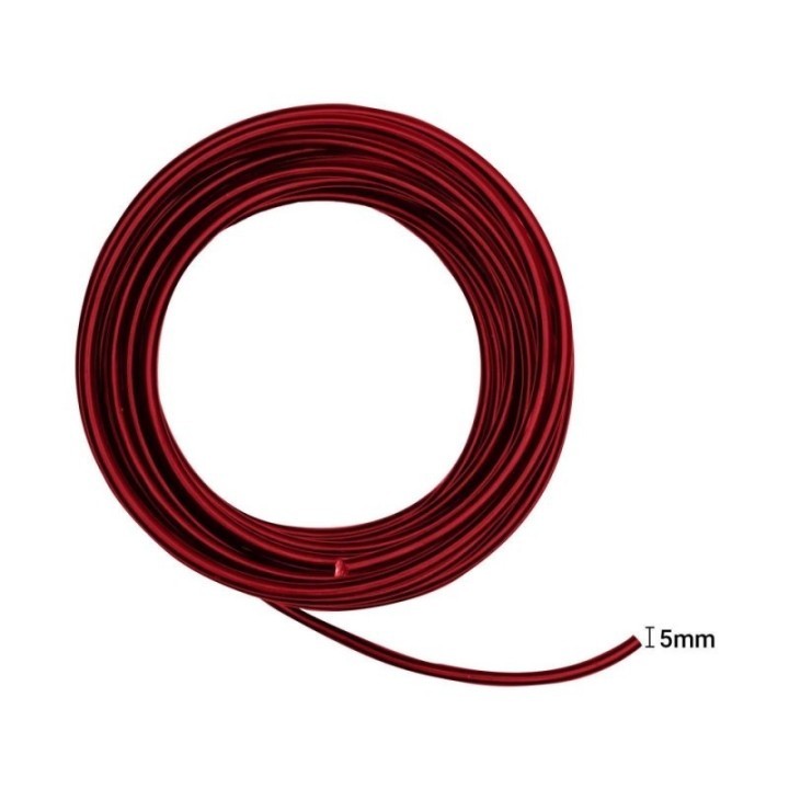 Aluminiumdraad 5mm 10m Red