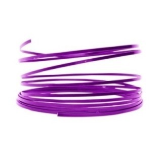 Aluminiumdraad plat 5x1mm 5m Lavender