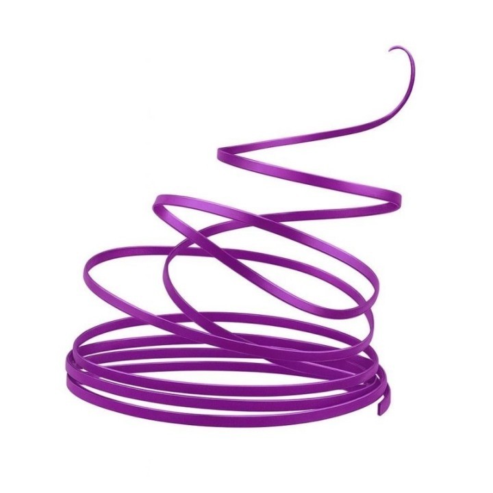 Aluminiumdraad plat 5x1mm 5m Lavender