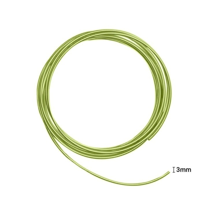 Aluminiumdraad 3mm 3m Mintgreen