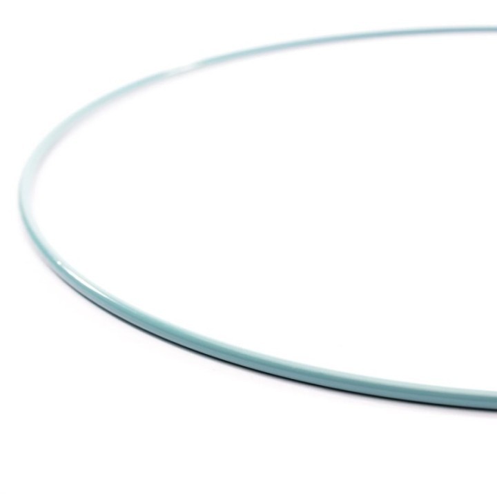 Metalen Spanring diameter 25cm 3mm Turquoise