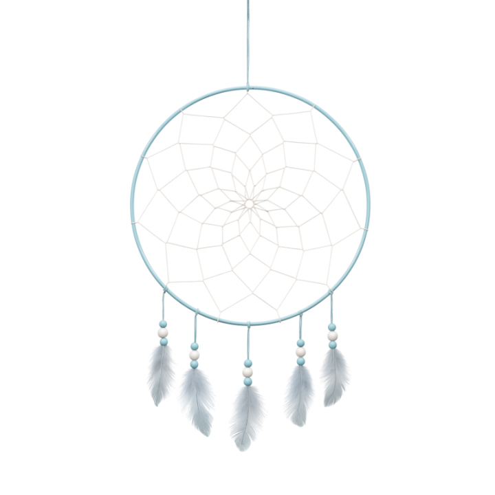 Metalen Spanring diameter 25cm 3mm Turquoise