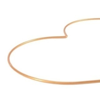 Hartvormig Metalen Frame 32cm, Goud
