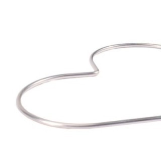 Hartvormig Metalen Frame 15cm, Ongecoat