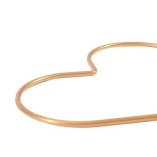 Hartvormig Metalen Frame 15cm, Goud
