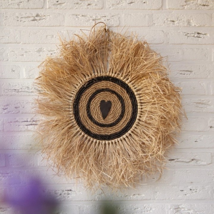 Metalen Spanring diameter 20cm 3mm Zwart