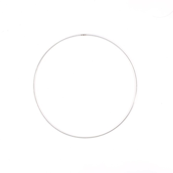 Metalen Spanring 25cm, Zilver