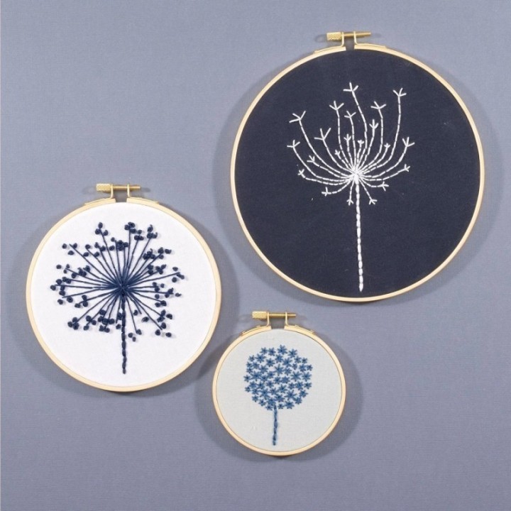 Borduurring bamboe set 5stuks