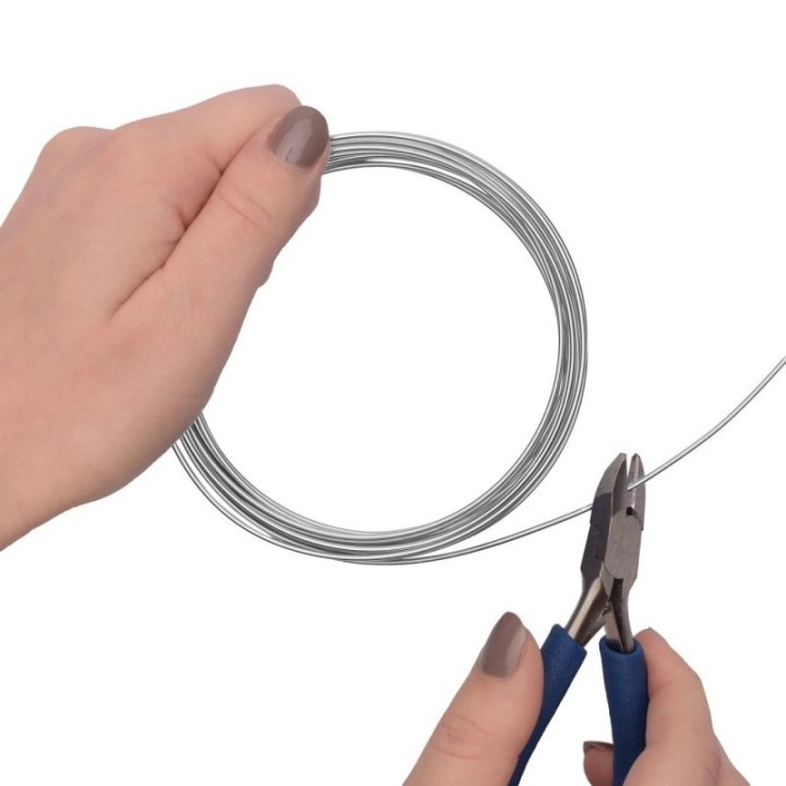 Aluminiumdraad 1,5mm 5m silver