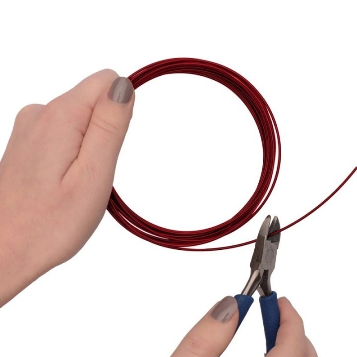 Aluminiumdraad 1,5mm 5m red