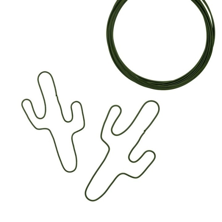 Aluminiumdraad 1,5mm 5m dark green