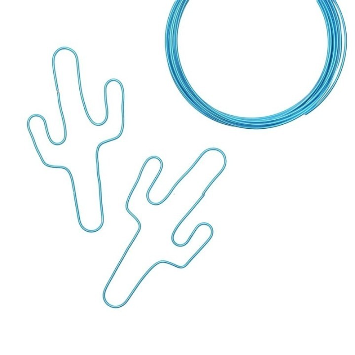 Aluminiumdraad 1,5mm 5m turquoise