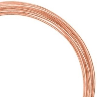 Aluminiumdraad Embossed Rond 2mmx5m orange copper