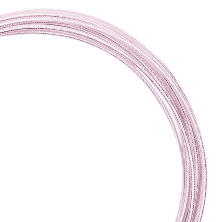 Aluminiumdraad Embossed Rond 2mmx5m rose