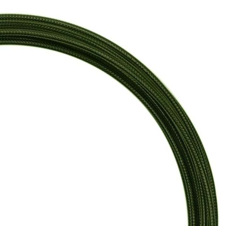 Aluminiumdraad Embossed Rond 2mmx5m dark green