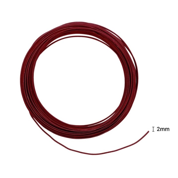 Aluminiumdraad Embossed Rond 2mmx30m Oxblood