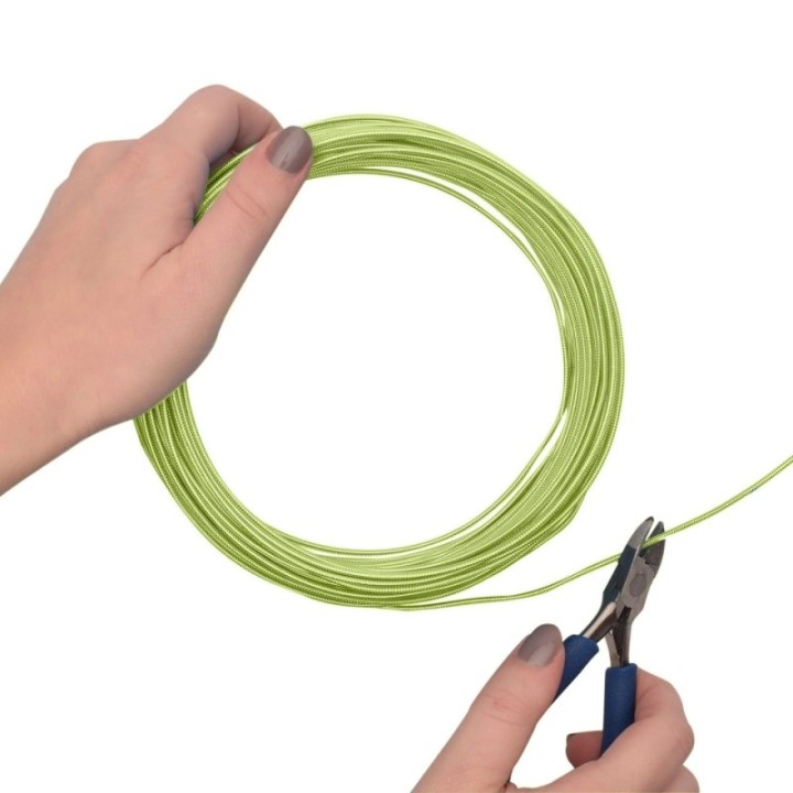 Aluminiumdraad Embossed Rond 2mmx30m Mint green