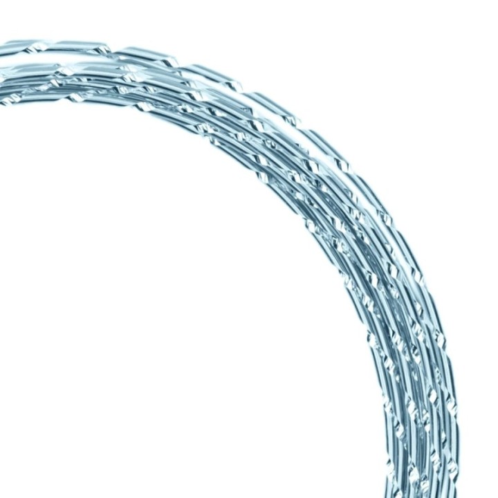 Aluminiumdraad Diamond Cut 2mmx5m Ice Blue