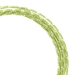 Aluminiumdraad Diamond Cut 2mmx5m Mint Green